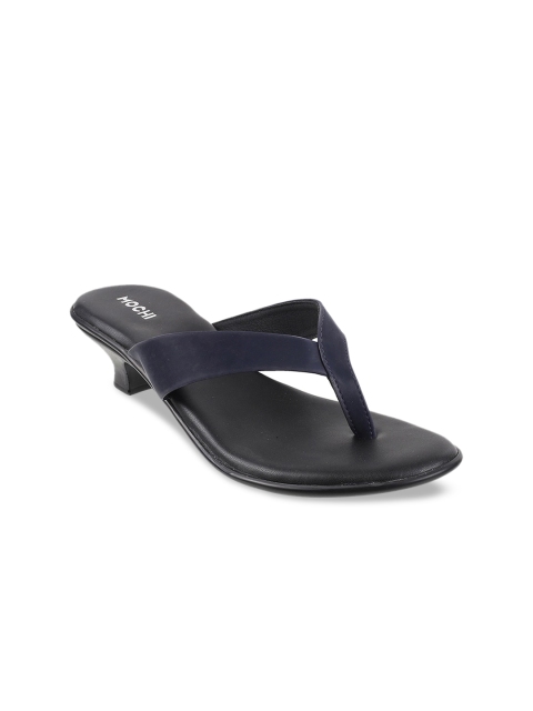 

Mochi Women Navy Blue Solid Kitten Heels