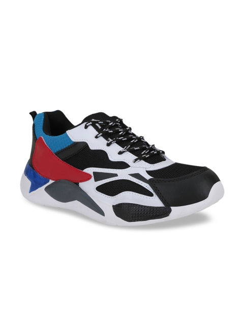 

FAST TRAX Men Black & Red Colourblocked Sneakers Casual Shoes