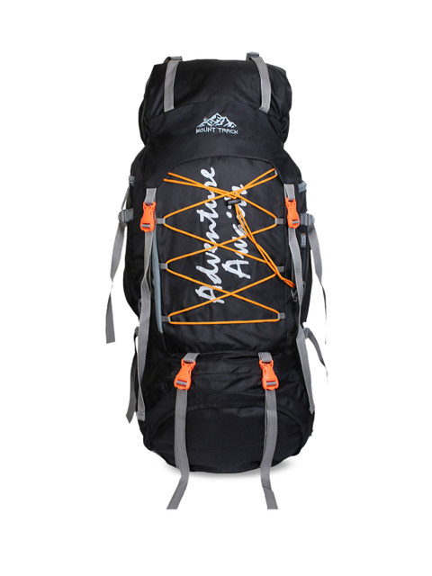 

MOUNT TRACK Unisex Black & White Graphic Printed Mount Track Rucksack- 70 Ltr