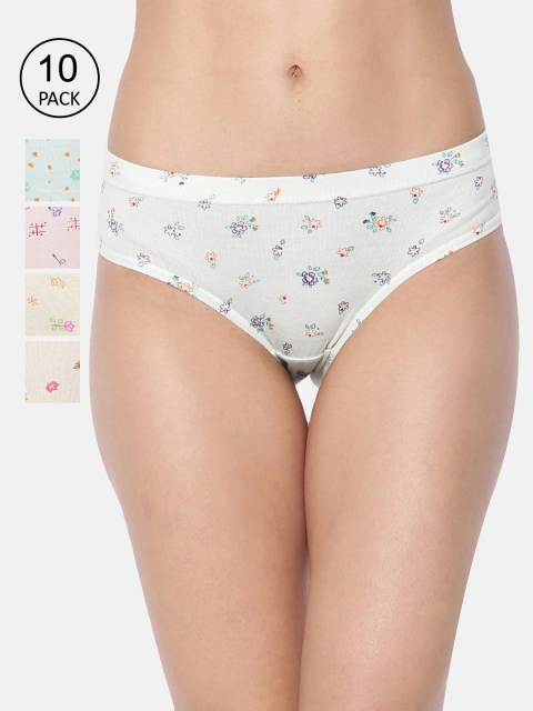 

Dollar Missy Women Pack Of 10 Assorted Hipster Briefs MMBP-121L-IE-PO10-NEW