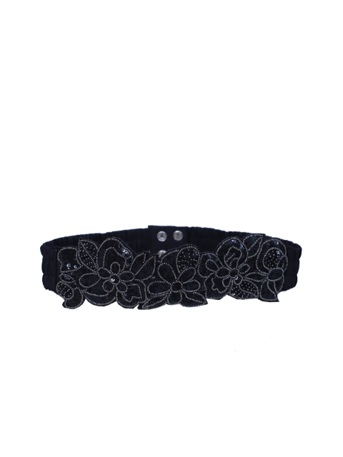 

Diwaah Women Black Embellished Belt