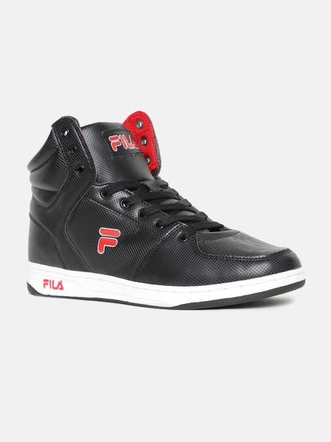 

FILA Men Black PU Sneakers