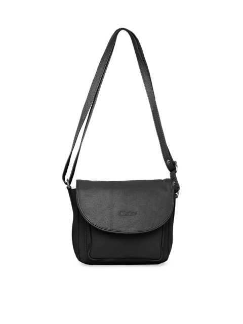 

WildHorn Black Textured Sling Bag