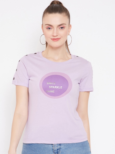 

Madame Lavender Printed Regular Top