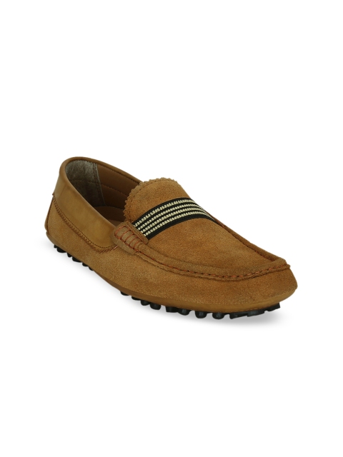 

Get Glamr Men Tan Brown Suede Loafers