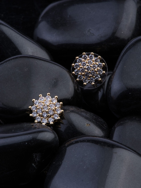 

Alankruthi Gold-Toned Contemporary Studs