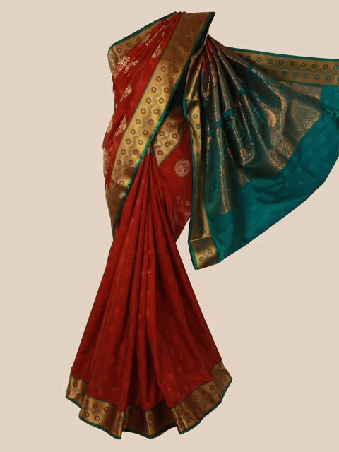 

Pothys Maroon Woven Design Art Silk Saree
