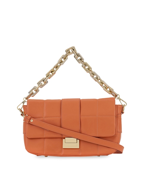 

MIRAGGIO Orange Solid Handheld Bag