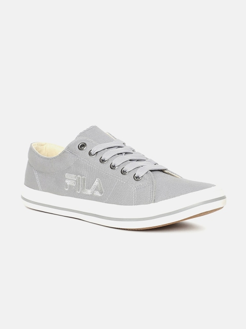 

FILA Unisex Grey PU Sneakers