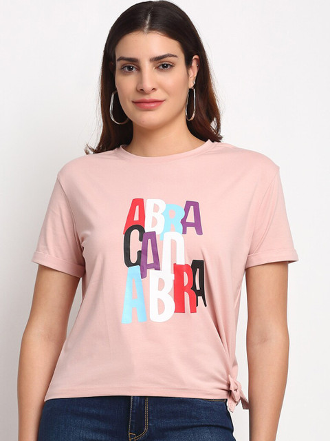 

Global Republic Pink Printed Regular Top