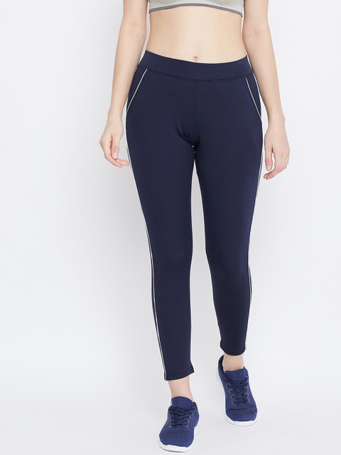 

Baani Creations Women Navy Blue Solid Training Tights