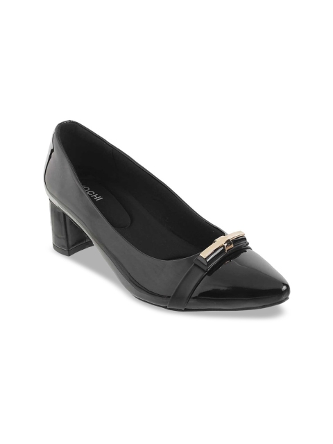 

Mochi Women Black Solid Pumps