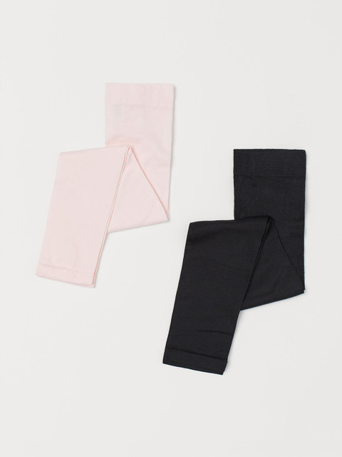 

H&M Girls Black & Pink 2-Pack Dance Leggings
