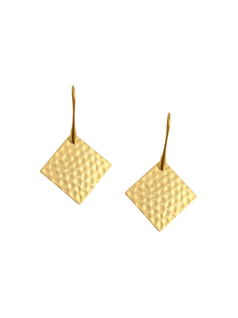 

Foxy Sperks Gold-Toned Geometric Drop Earrings
