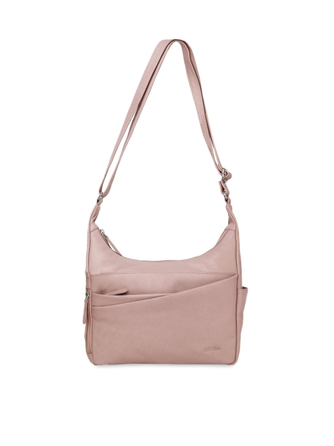 

WildHorn Pink Solid Genuine Leather Sling Bag