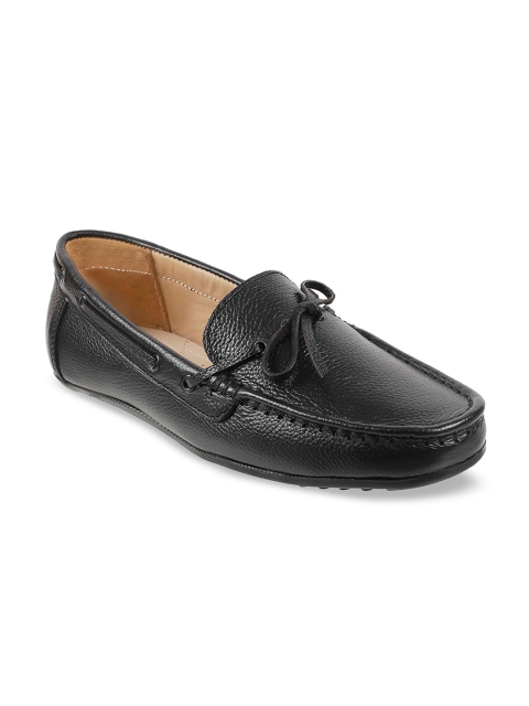 

Mochi Women Black Solid Loafers