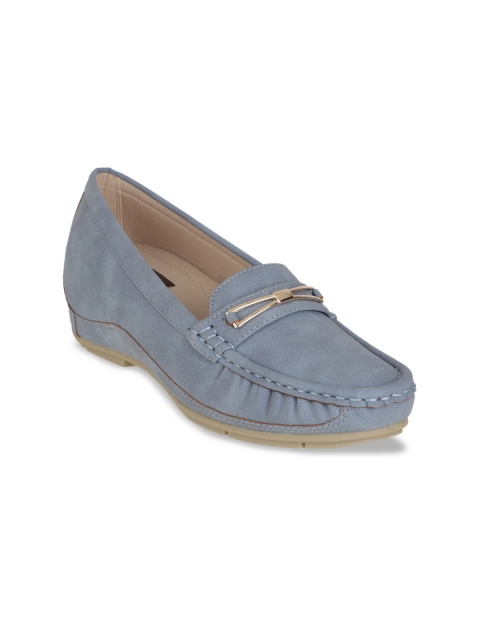 

Flat n Heels Women Blue Loafers