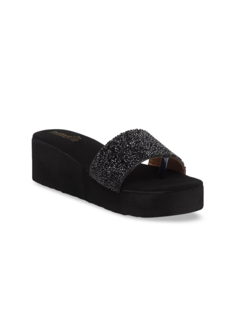 

Butterflies Women Black Embellished Sandals