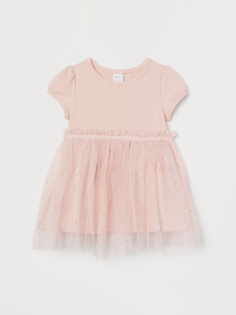 

H&M Girls Pastel Pink Tulle-Skirt Dress