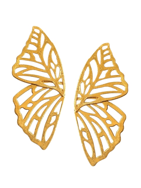 

Foxy Sperks Gold-Toned Quirky Studs