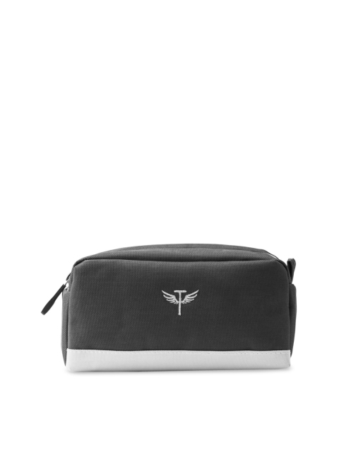 

Bombay Shaving Company Men Grey Travel Friendly Grooming Essentials Bag