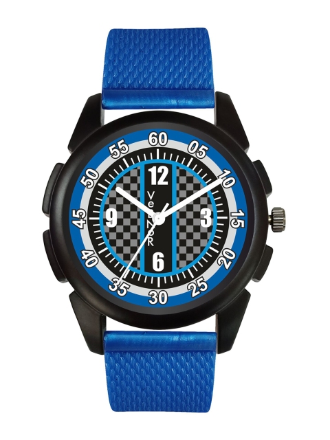 

VeBNoR Boys Blue & Black Analogue Watch