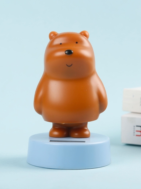 

Bigsmall Unisex Brown & Blue Solar Powered We Bare Bears Bobblehead Grizzly