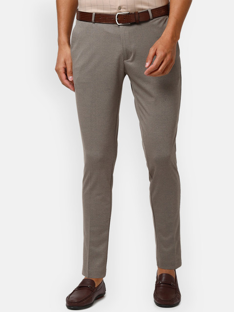 

Louis Philippe Sport Men Beige Slim Fit Self Design Regular Trousers