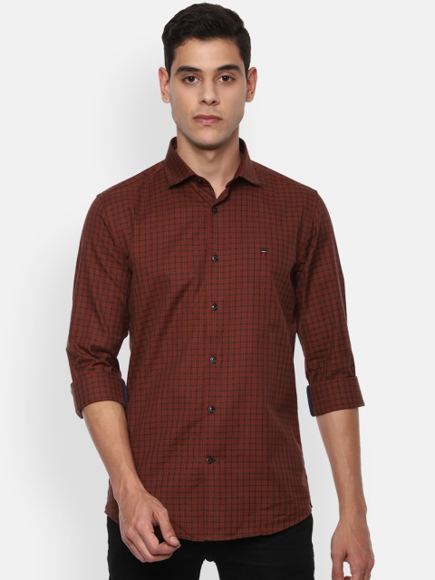 

Louis Philippe Sport Men Red Slim Fit Checked Casual Shirt
