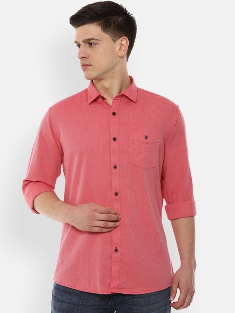 

Louis Philippe Sport Men Pink Slim Fit Solid Casual Shirt