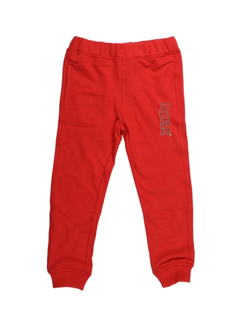 

Popeye Boys Red Solid Joggers