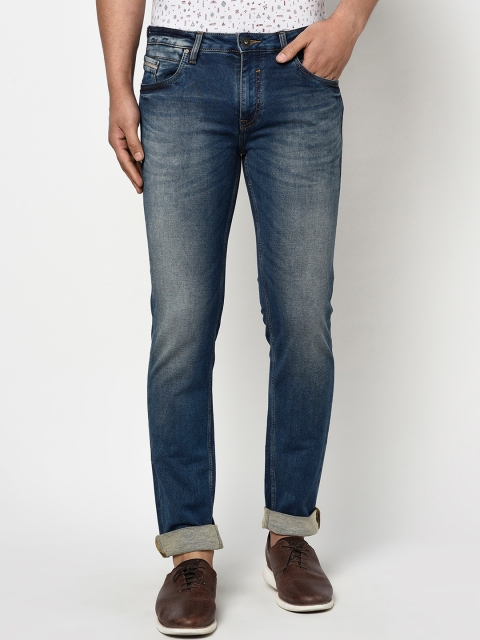 

Blackberrys Men Navy Blue Slim Fit Low-Rise Clean Look Jeans