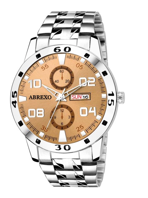 

Abrexo Men Brown Analogue Watch