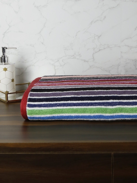 

Trident Red & Blue Striped 300 GSM Bath Towel
