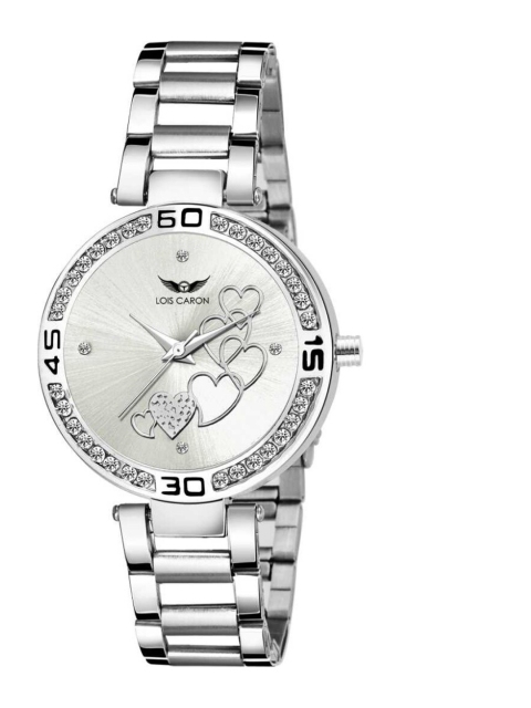 

LOIS CARON Women Silver-Toned Analogue Watch MLC-4667