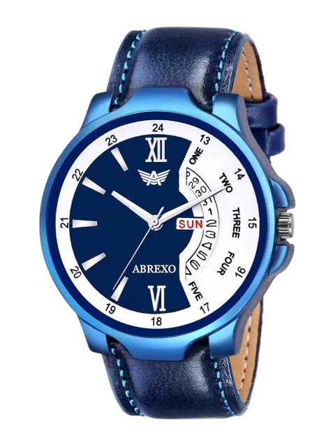

Abrexo Men Blue Analogue Watch