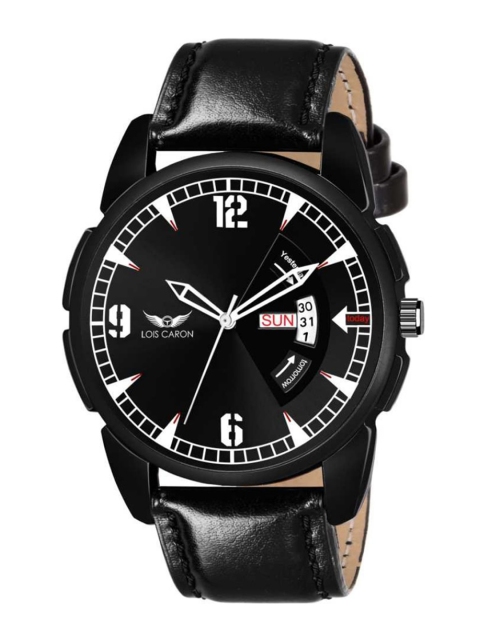 

LOIS CARON Men Black Analogue Watch MLC-8201