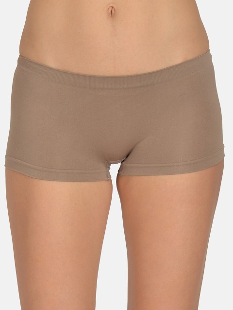

mod & shy Women Brown Solid Boy Shorts MU169