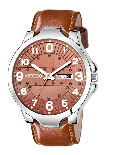 

Abrexo Men Brown Analogue Watch Abx8120