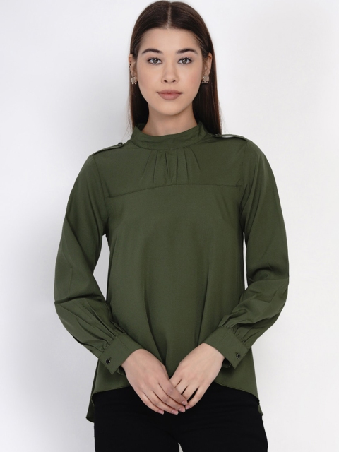 

Texco Olive Green Regular Top