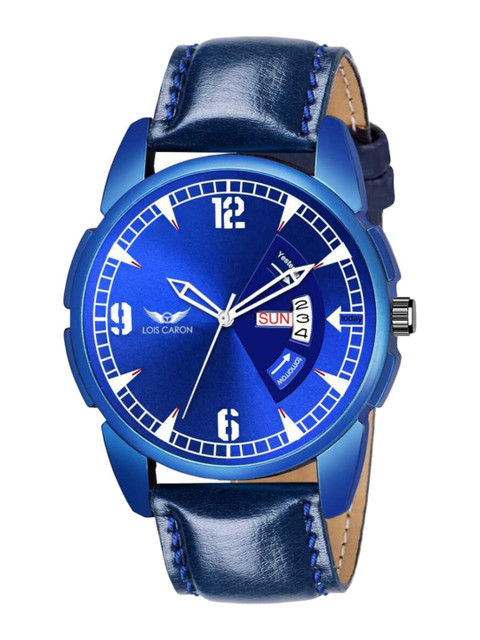 

LOIS CARON Men Blue Analogue Watch MLC-8200
