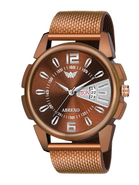 

Abrexo Men Brown Analogue Watch Abx214