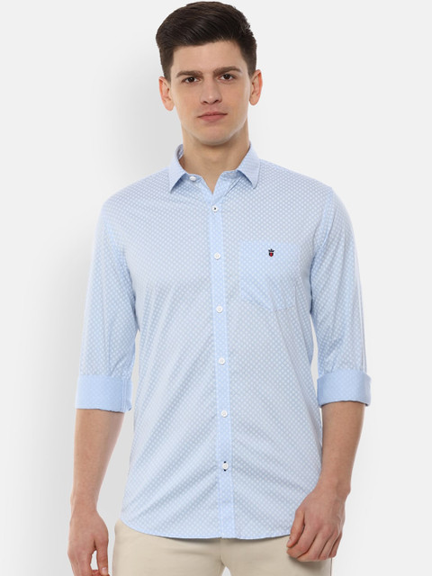 

Louis Philippe Sport Men Blue Slim Fit Printed Casual Shirt
