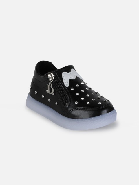 

PASSION PETALS Unisex Kids Black Sneakers