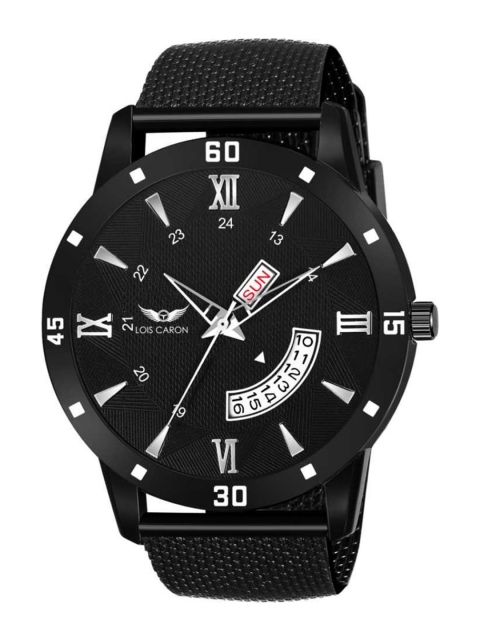 

LOIS CARON Men Black Analogue Watch MLC-8206