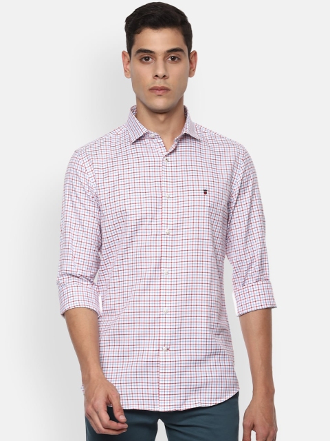 

Louis Philippe Sport Men White Slim Fit Checked Casual Shirt