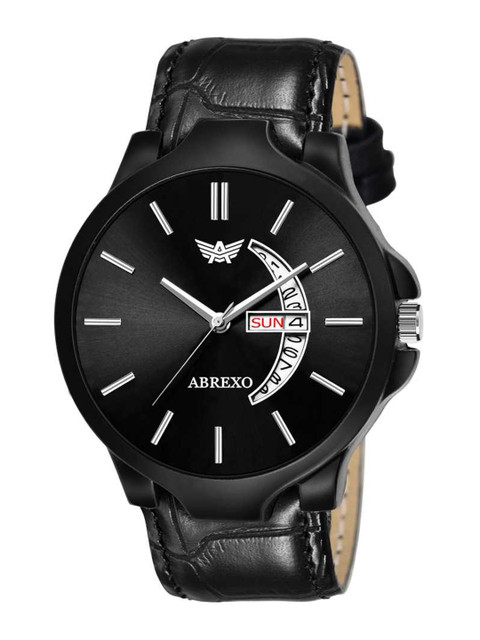 

Abrexo Men Black Analogue Watch