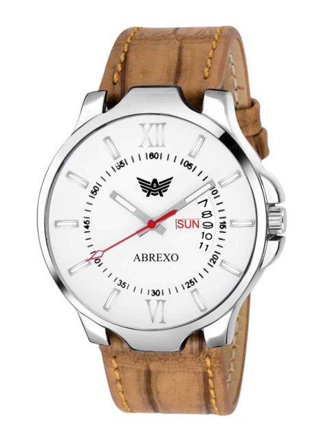 

Abrexo Men White Analogue Watch