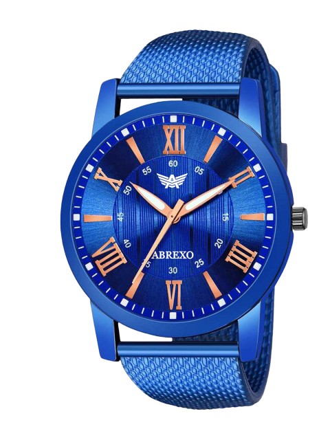 

Abrexo Men Blue Analogue Watch