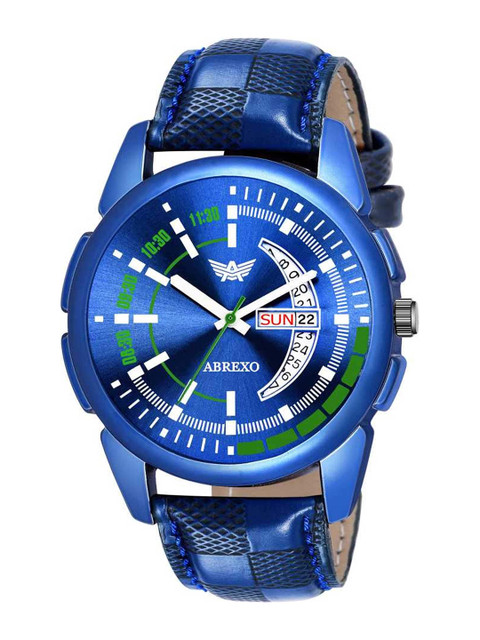 

Abrexo Men Blue Analogue Watch